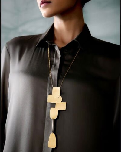 𝙸𝚛𝚊-Geometric Statement Necklace